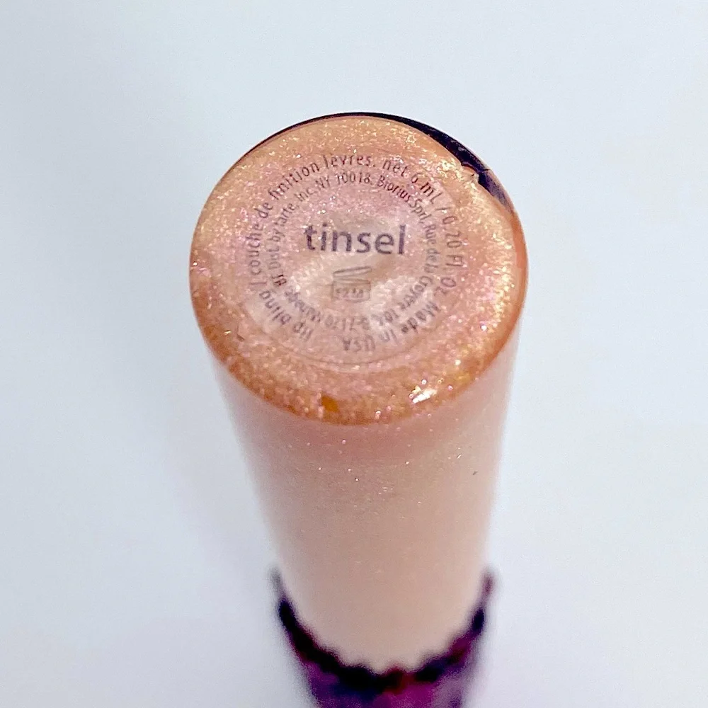 Tarte Tarteist Bedazzled Lip Paint Sparkly Top Coat Transparent Gloss “Tinsel” - Picture 6 of 6